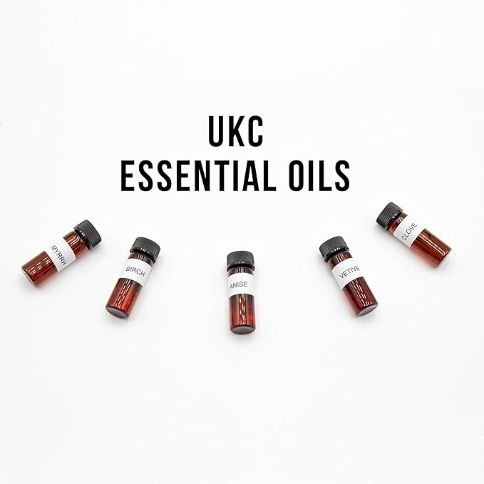 Leerburg AKC/NACSW/CKC/UKC Scent Work Refill Kits, Essential Oils & Swabs for Dog Training - Scent Work Training Essential Oils Vary with Dog Sport Kit: Anise, Clove, Birch, Cypress, Myrrh, Vetiver