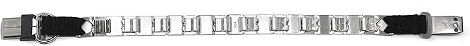 Herm Sprenger Neck Tech Stainless Steel Prong Dog Training Collar with Quick Release Buckle Pet Pinch Collar No-Pull Collar for Dogs Made in Germany 19 inches