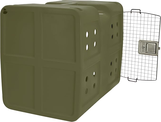 dakota283 Dakota 283 Medium Kennel -Frame Door- Olive