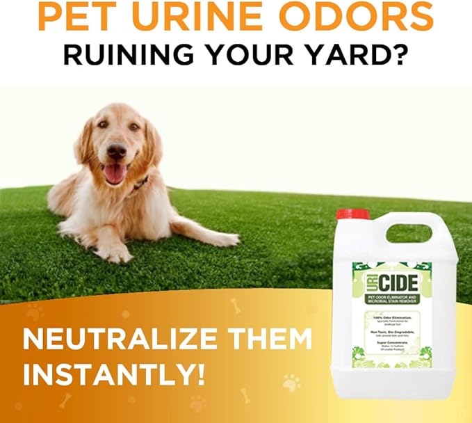 Remove Pet Urine Smells from Artificial Turf! Makes 40 Gallons. Buy 2 and Save