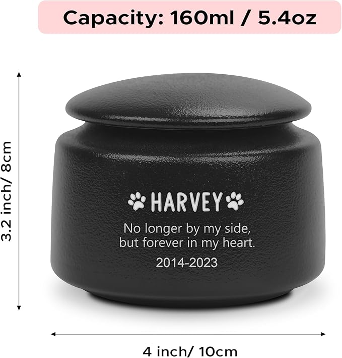 Personalized Pet Urns for Dogs Ashes Pet Memorial Gift Elegant and Durable Memorial Urns for Your Beloved Canine Companion Pet Urn Dog Cat with Engraved Name