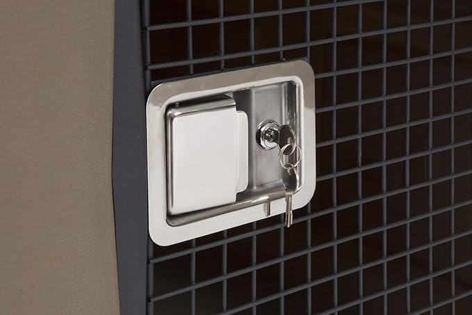 dakota283 Dakota 283 Large Kennel -Frame Door- Dark Granite