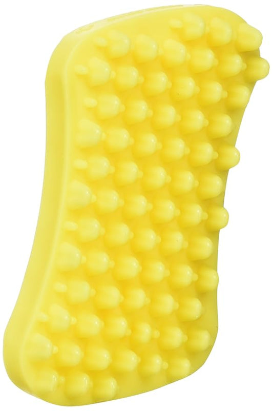Pet + Me Multi-functional Grooming Brush for Short Hair Dog, Yellow