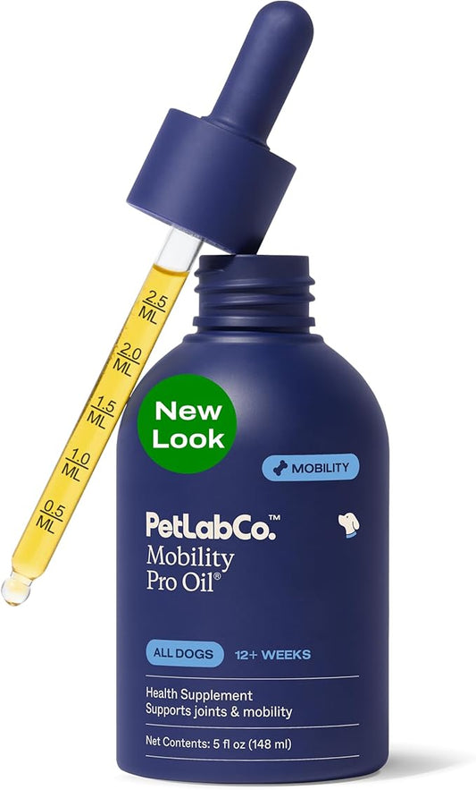 PetLab Co. Joint & Mobility Oil for Dogs – Mobility Pro Oil - Curcumin for Joint Support – Promote Healthy Joints & Flexibility – Easy to Use