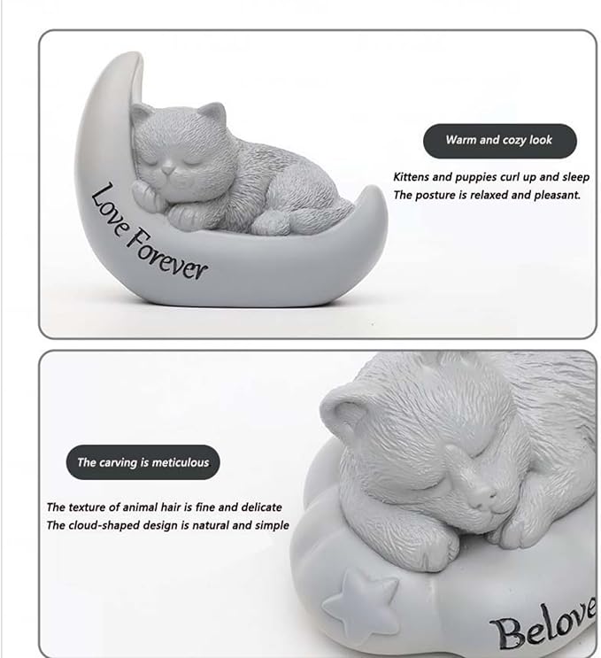 pet Memorial Stones，pet Grave Markers， Grave Marker,pet Headstone，Resin Material, Durable and Environmentally Friendly，for pet Memorial Gifts (Dog)