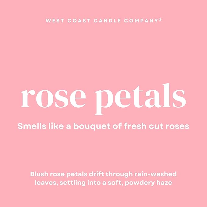 Pet Safe Wax Melts for Dogs | Non Toxic Soy Wax Melts | Natural, Paraffin-Free, Clean Burning | Odor Eliminating Wax Cubes | Rose Petals