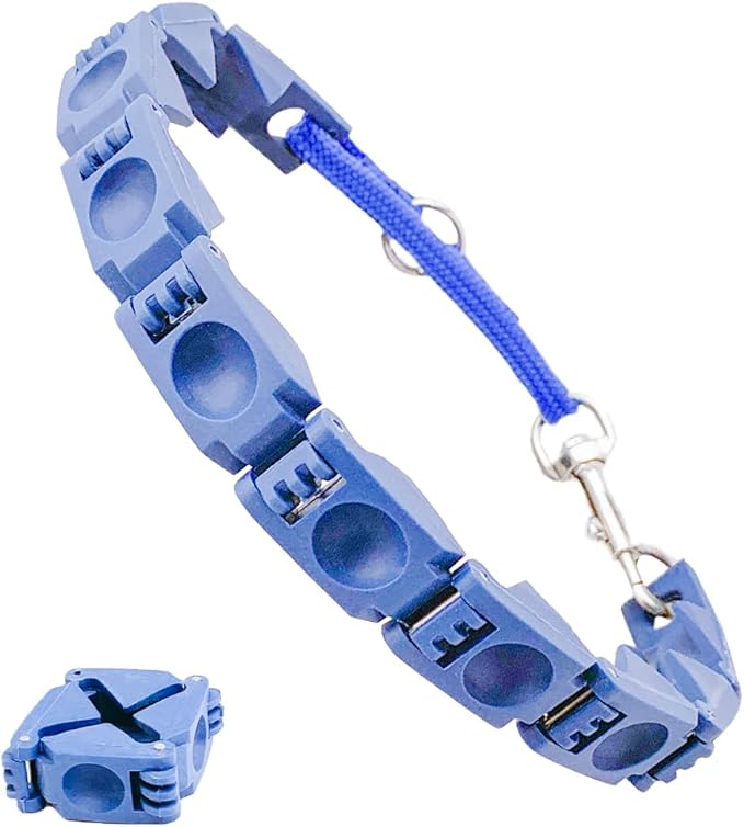 1TO3GO【Upgrade】 Adjustable Dog Training Collar with 4 Extra Links for Medium, Large and X-Large Dogs, Suitable for Dogs with Neck Sizes of 16 Inches or Larger (Seamless Ring)