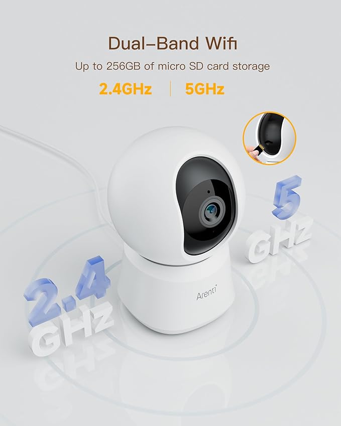 ARENTI P2Q Indoor Camera & 64G TF Card