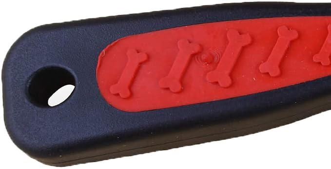 Metal Dog Combs for Grooming Shedding Dematting Stainless Wide Tooth for Long and Short Hair Deshedding Tools Greyhound Siberian Husky Gifts Hair Brush Small and Large Dogs Cats Undercoat Supplies