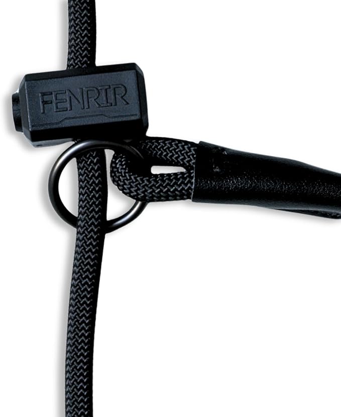 Fenrir Figure of 8 Dog Leash Stops Pulling for Medium/Large Dogs Comfortable Padded Nose Support, Spring Loaded Stopper 75 Inches