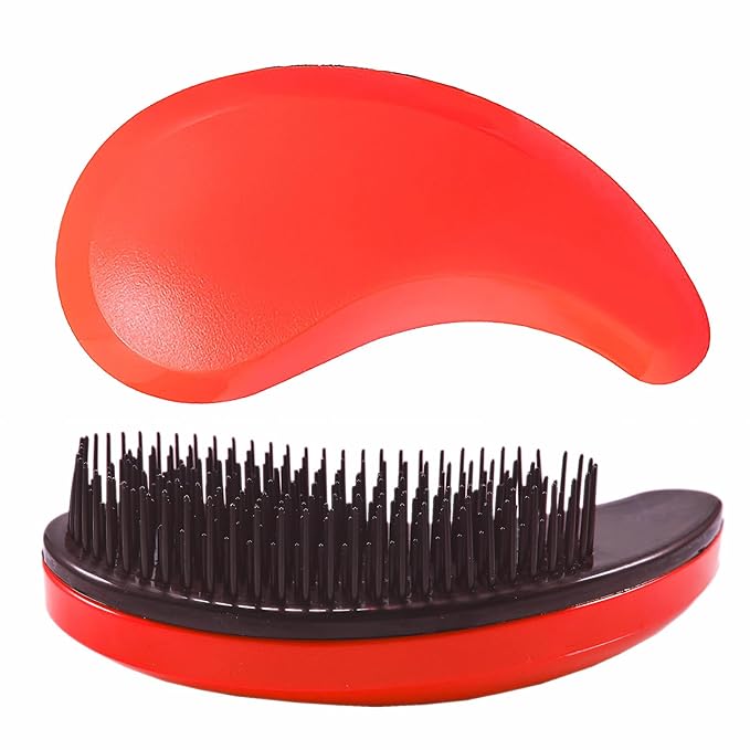 Puppy Brush, Soft Dog Brush for Grooming, Puppy Hair Remover Brush Comb, Grooming Tool for Poodles,Teddy, Yorkies, Maltese, Shih Tzu, Chihuahua, Orange