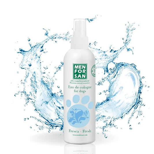 MENFORSAN Eau de Cologne Fresh for dogs 100% Natural, Vegan-Friendly, Alcohol Free