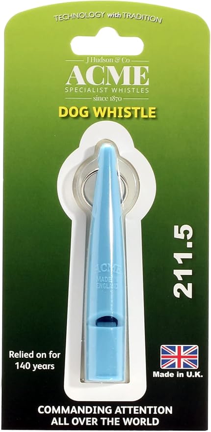 ACME Model 211.5 Plastic Dog Whistle Baby Blue for Dogs - 2 Pack
