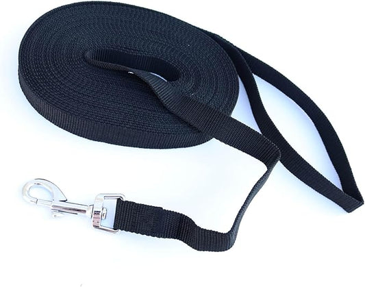 Dog Leash Puppy Obedience Recall Training Agility Lead 15ft, Great for Play, Camping, or Backyard