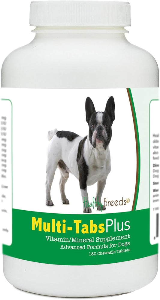 Healthy Breeds French Bulldog Multi-Tabs Plus Chewable Tablets 180 Count