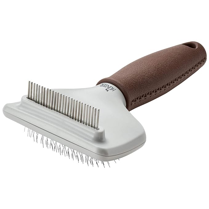 HUNTER Combination Brush Spa Slicker & Comb Dog Brush (Small (6.7 inch)