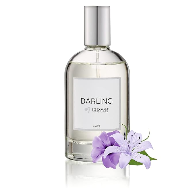 iGroom Pet Perfume Darling, Luxury Pet Beauty Care, Floral Scent, Long Lasting, Made in USA, 100ml