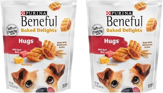 Beneful Baked Delights Hugs - Beef & Cheese 8.5 oz - Pack of 2