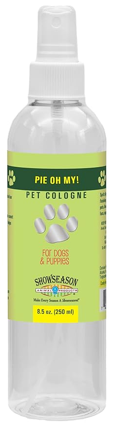 Showseason® Pie Oh My! Dog Cologne 8.5 oz | Dog Perfume Long Lasting, Deodorizing Spray, Made in the USA