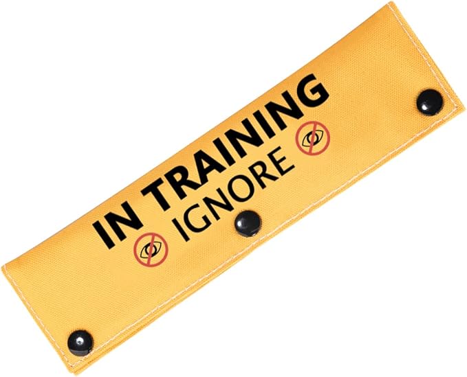 PWHAOO in Training Ignore Dog Leash Sleeve Dot Not Pet Working Merch Sleeve Service Dog Leash Wrap (in Training Ignore Sleeve)