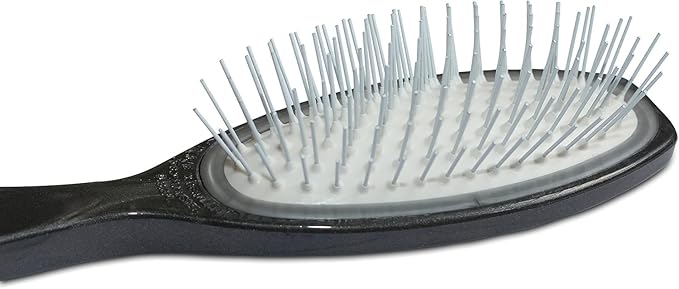 Mars Professional Pin Dog Grooming Brush, Plastic Handle and Rubber Cushion, 8.5" Length