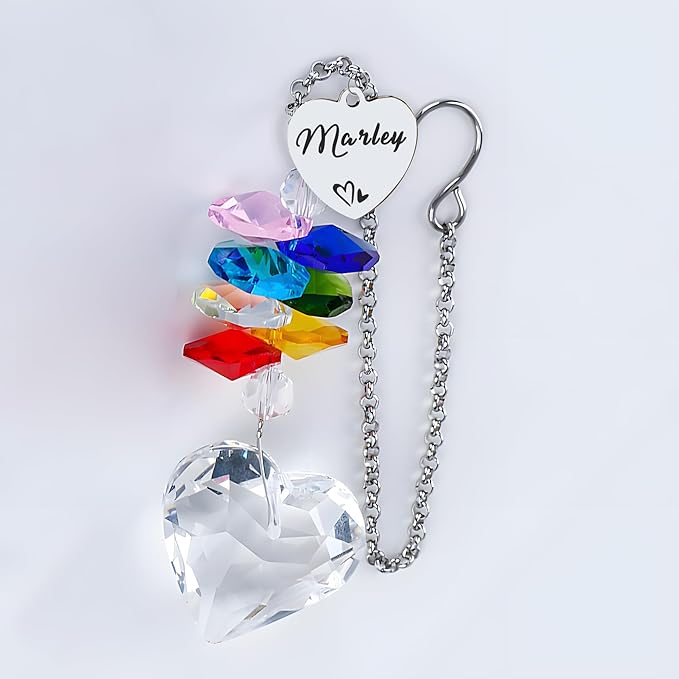 EDSG Personalized Dog Memorial Gifts for Loss of Dog - Pet Sympathy Gifts, Custom Pet Bereavement Gift, Rainbow Bridge Memorial Suncatcher for Cat (Design 1)