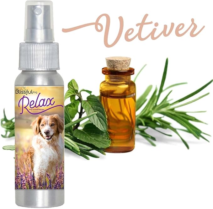 The Blissful Dog Brittany Spaniel Relax Dog Aromatherapy Spray for Your Dog's Anxiety