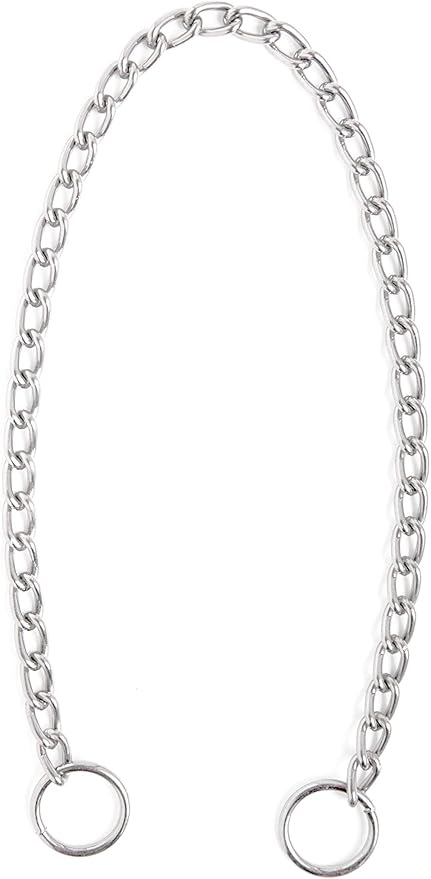 Mighty Paw Slip Collar - Stainless Steel - Weather Resistant - Tarnish Proof - Durable Chain Dog Choke Collars - No Pull Dogs Training - Strong and Premium - Metal Chain (16")