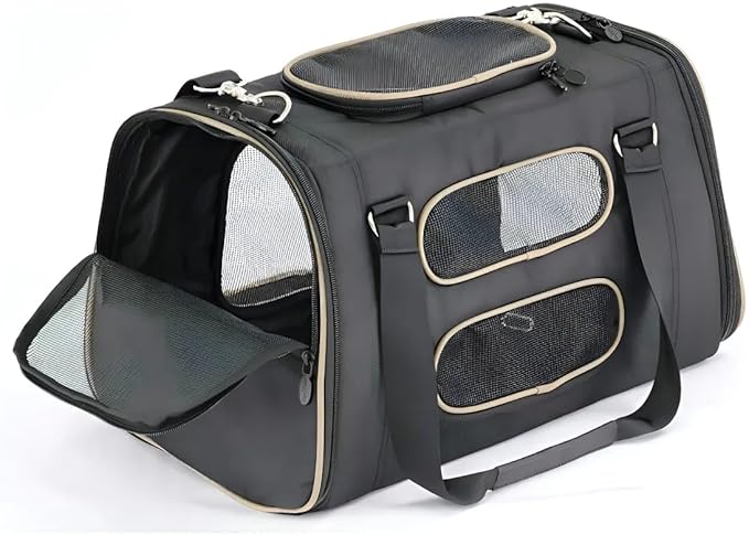 Gen7Pets Commuter Pet Carrier & Car Seat Black