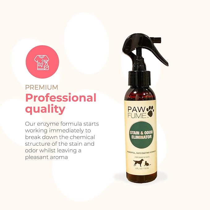 Paw Fume Stain & Odor Eliminator + Grooming Dog Spray