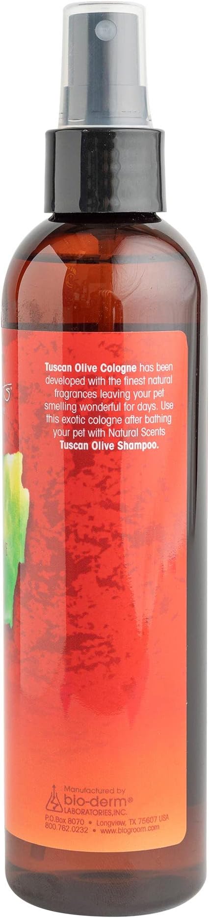 Bio-groom Tuscan Olive Dog Cologne - Deodorizing Perfume Spray, Dog Bathing Supplies, Puppy Wash, Cat Grooming Supplies, Cruelty-Free, Made in USA - 8 fl oz 1-Pack