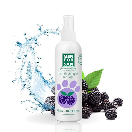 MENFORSAN Eau de Cologne Blackberry for dogs 100% Natural, Vegan-Friendly, Alcohol Free