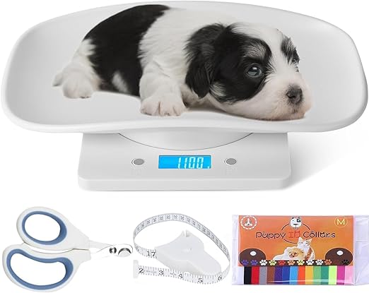 Digital Pet Scale,Puppy Scales for Weighing,Digital Small Animals Scales for Weighing,Whelping Supplies,Kitten Scale,Baby Scales for Small Dog Cat Crawl Pet,Capacity up to 33 lb