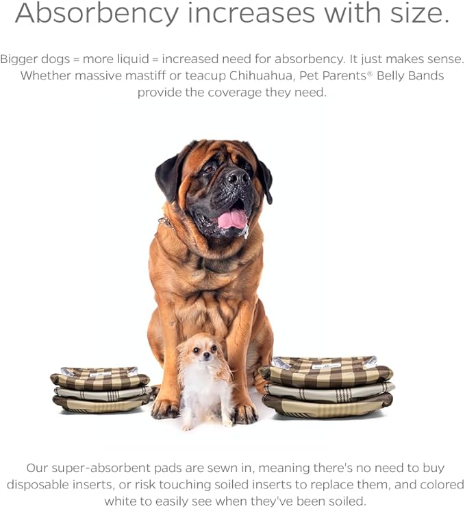 Pet Parents® Washable Belly Bands for Male Dogs (3pack) + Extendrs® of Durable Dog Diapers Male, Premium Male Dog Diapers & Dog Wraps (X-Small, Oxford)