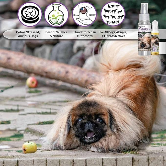The Blissful Dog Pekingese Relax Dog Aromatherapy Spray for Your Dog's Anxiety