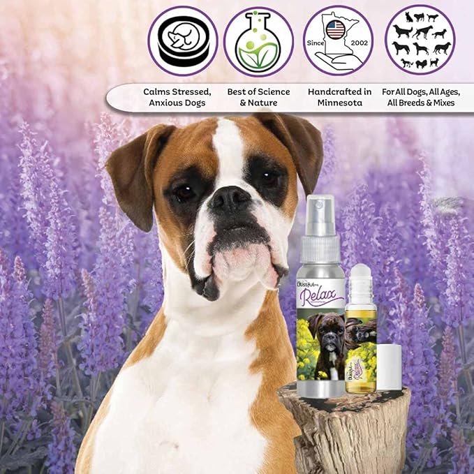 The Blissful Dog Boxer Relax Dog Aromatherapy Spray for Your Dog's Anxiety