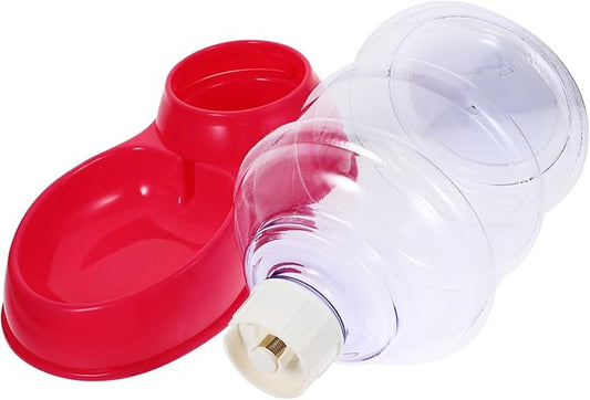 Pet Drinking Water Basin Large Dog Water Bowl Automatic Feeder -Slip Base for Outdoor Use