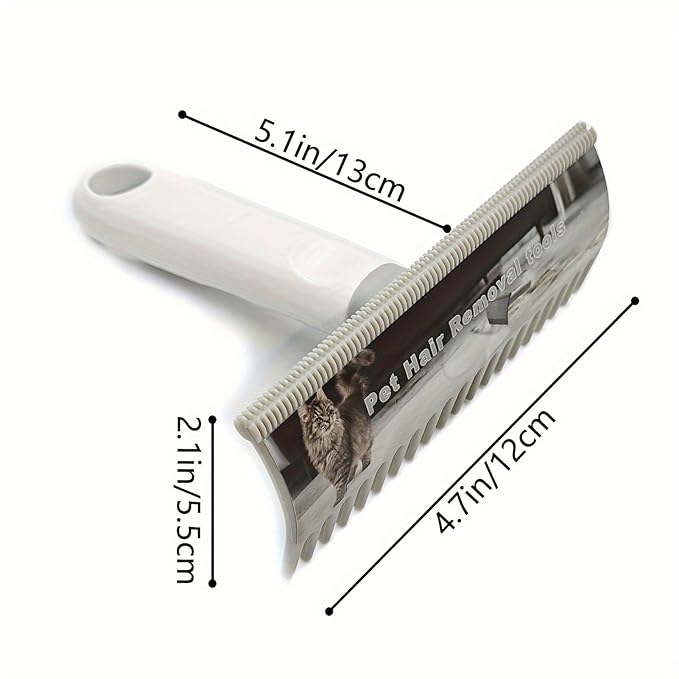 1Pc Double-sided Dog Hair Brush, Carpet Scraper and Dog Hair Brush, Deshedding Tool for Dogs and Cats Hair Remover, Combs, and Brushes for Pet Grooming, Long Hair Cat and Dog Dematting Comb