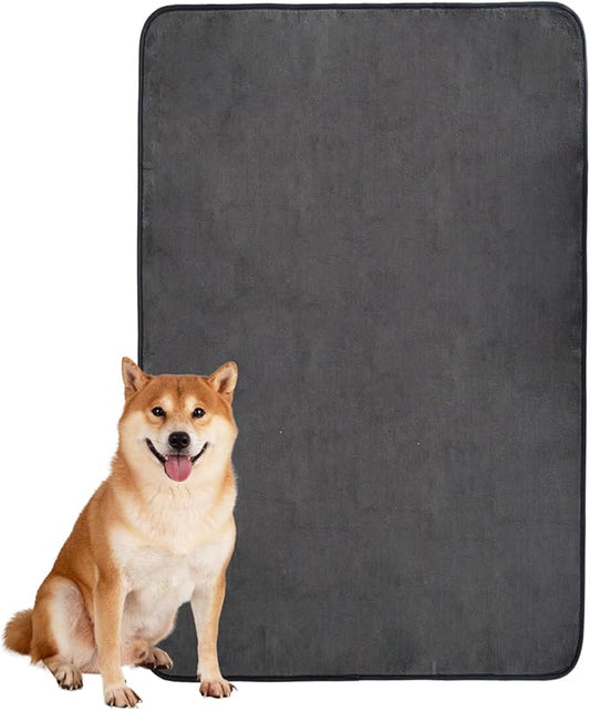 2Pack Washable Pee Pads for Dogs 28x34 Inch, Fast Absorbent Puppy Pads Reusable, Waterproof, Non Slip, Quick Dry Dog Pads for Puppy Training