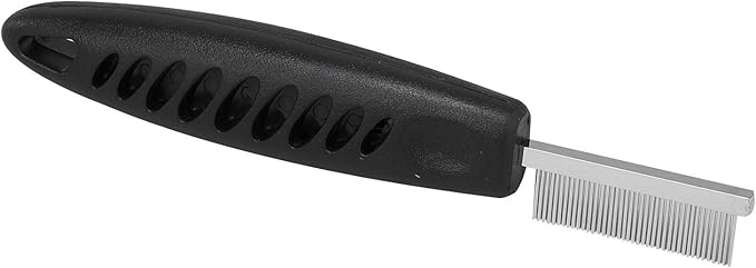 Master Grooming Tools Face & Finishing Combs — Ergonomic Combs for Grooming Dogs, 6¼' ' (2 Pack) (TP19145-2)