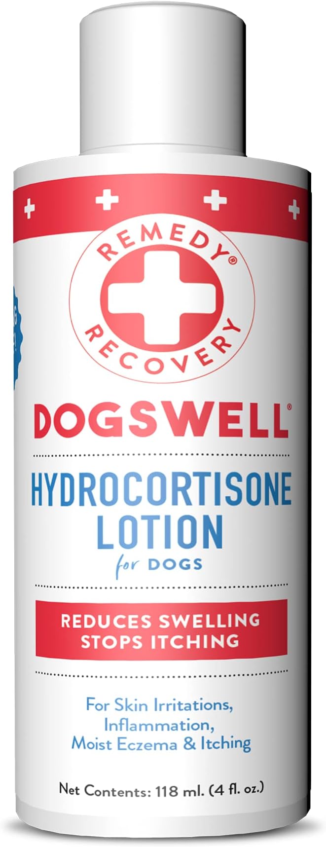 DOGSWELL Remedy + Recovery Hydrocortisone Lotion for Dogs (4 oz.) and Farnam Sulfodene Dog Wound Care Ointment (2 oz.)