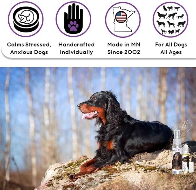 The Blissful Dog Gordon Setter Relax Dog Aromatherapy, 2.67-Ounce Spray
