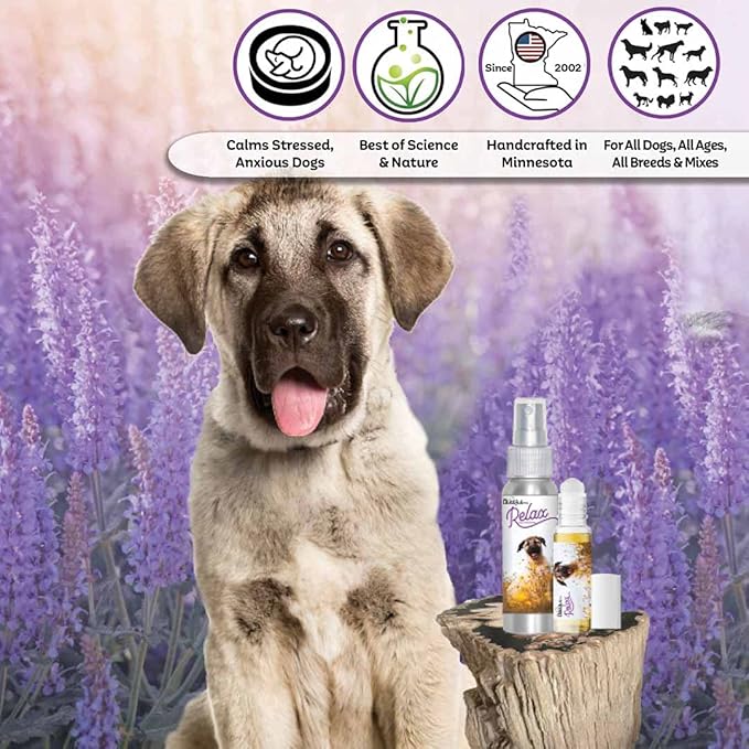 The Blissful Dog Anatolian Shepherd Relax Dog Aromatherapy, 2.67-Ounce Spray