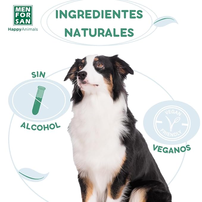 MENFORSAN Eau de Cologne Talcum for dogs 100% Natural, Vegan-Friendly, Alcohol Free