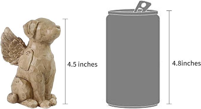 Personalized Dog Memorial Angel Statue, Pet Memorial Stones for Dogs, Pets Dog Grave Marker, Angel Pet Lost Gifts.