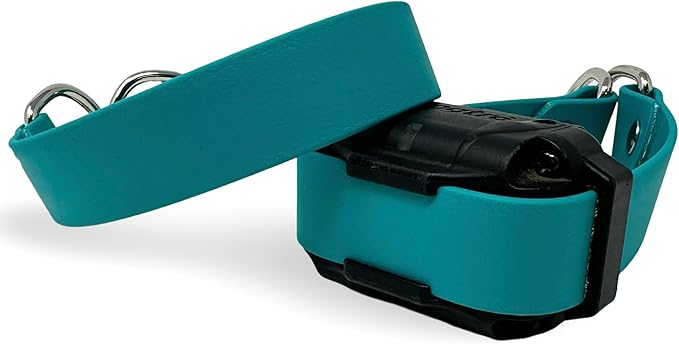 SparkDog Collars 1” Quick Adjust E-Collar Replacement Strap – Quick-Adjust, Waterproof & Durable – Fits Dogtra & Most Brands – Made in USA for Working Dogs, Hunters & Pet Owners (Teal, Standard Beta)