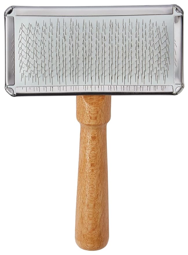 ADD. MATE Professional Slicker Brush for Pets, Medium