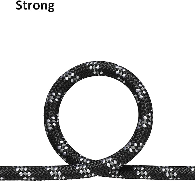 Long Dog Leash for Large Dogs - 16FT/50FT Reflective Rope, Heavy Duty for Training, Walking, Camping