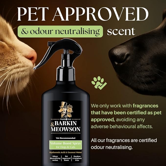 Barkin & Meowson Volume Boost Spray for Dogs & Cats 350ml / 11.83 fl.oz.