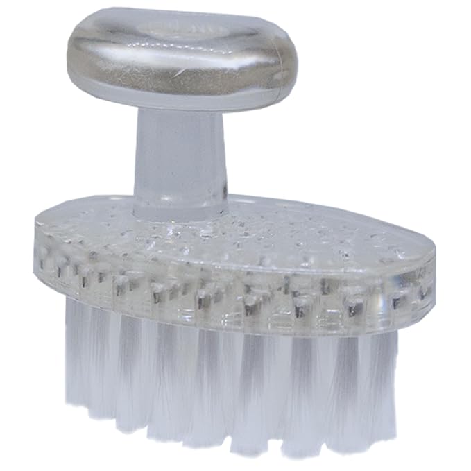 Dog Fashion Spa Ultra-Soft Paw Brush for Dogs, Gentle Paw Cleaning and Exfoliating Tool for Dirt and Dead Skin Removal, Travel-Friendly Dog Grooming Brush, 2 Inch